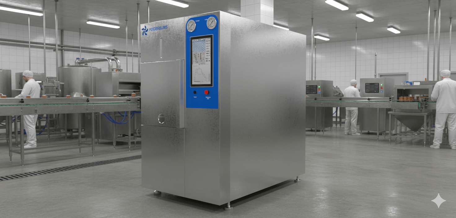 foodsolids WSRE250 Water Spray Retort